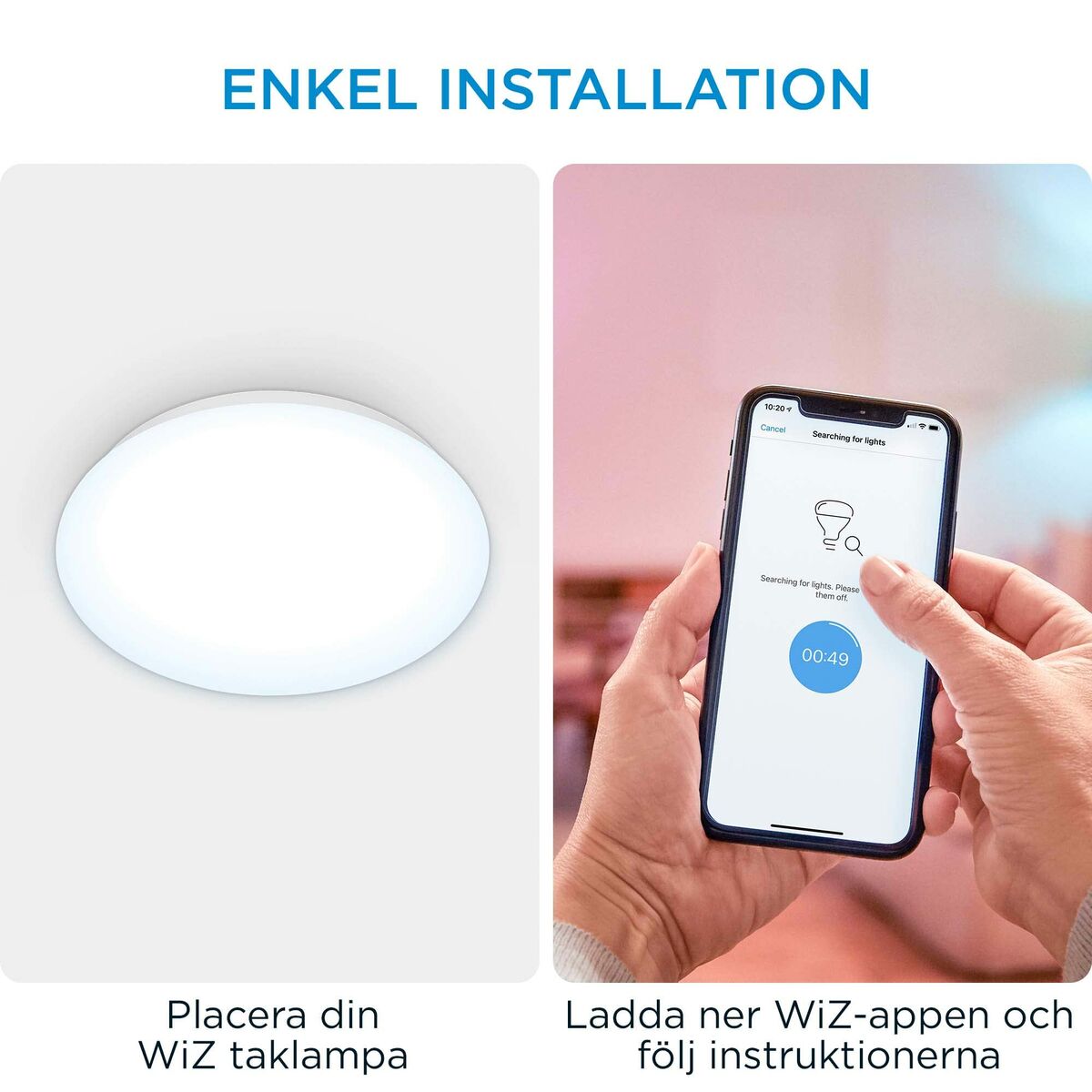 Lámpara de Techo Wiz Blanco