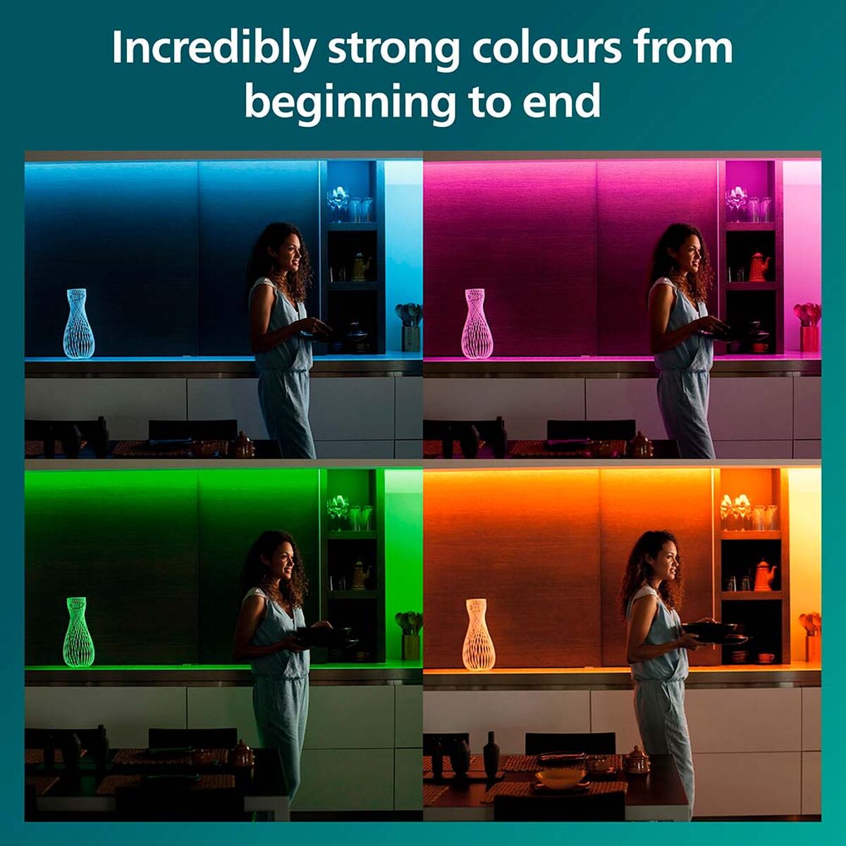 Tiras LED Philips Blanco (2 Unidades)