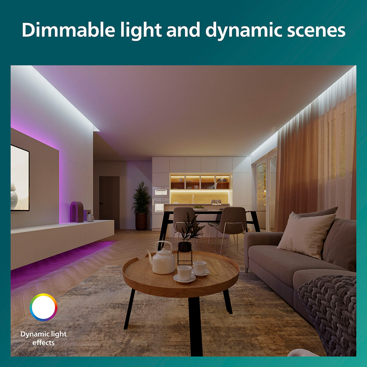 Tiras LED Philips Blanco (2 Unidades)