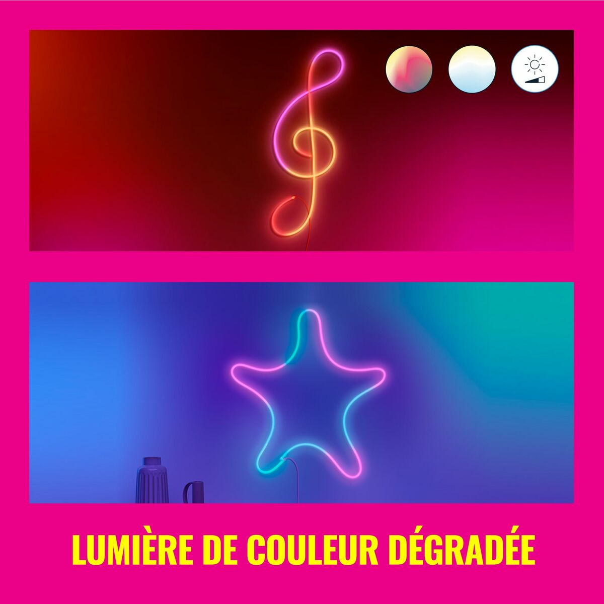 Tira Neón Wiz 3 m Blanco