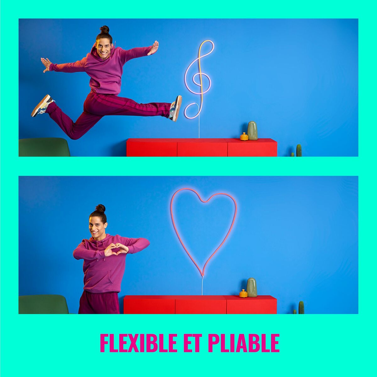 Tira Neón Wiz 3 m Blanco