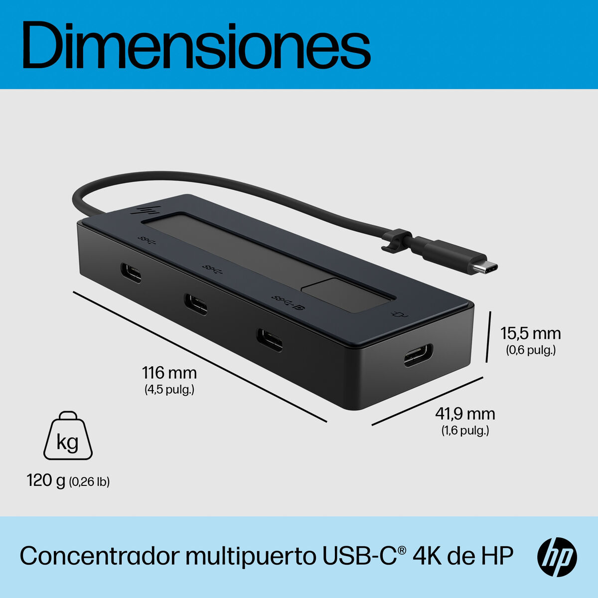 Hub USB HP 6G843AA