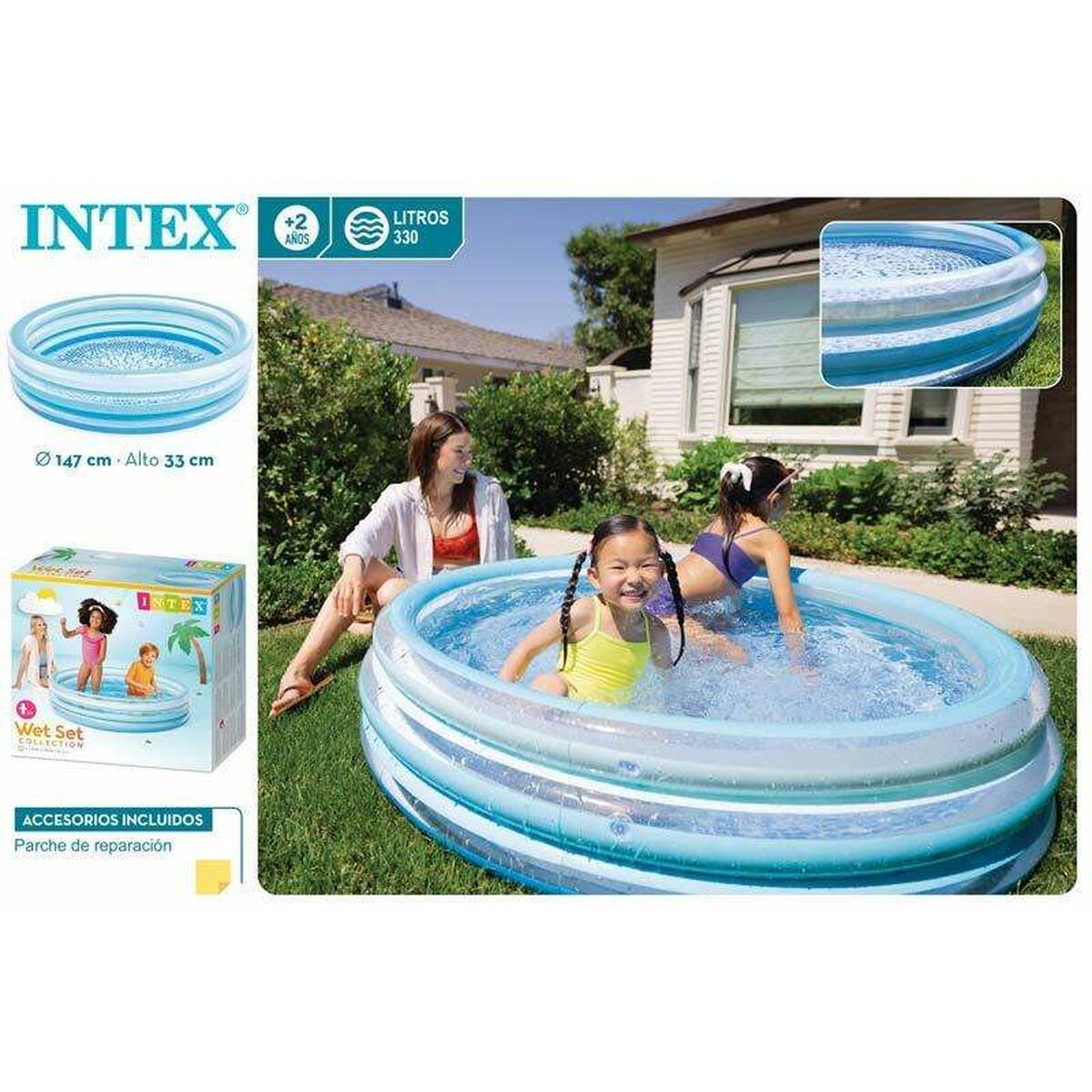 Piscina Hinchable para Niños Intex 147 x 33 cm