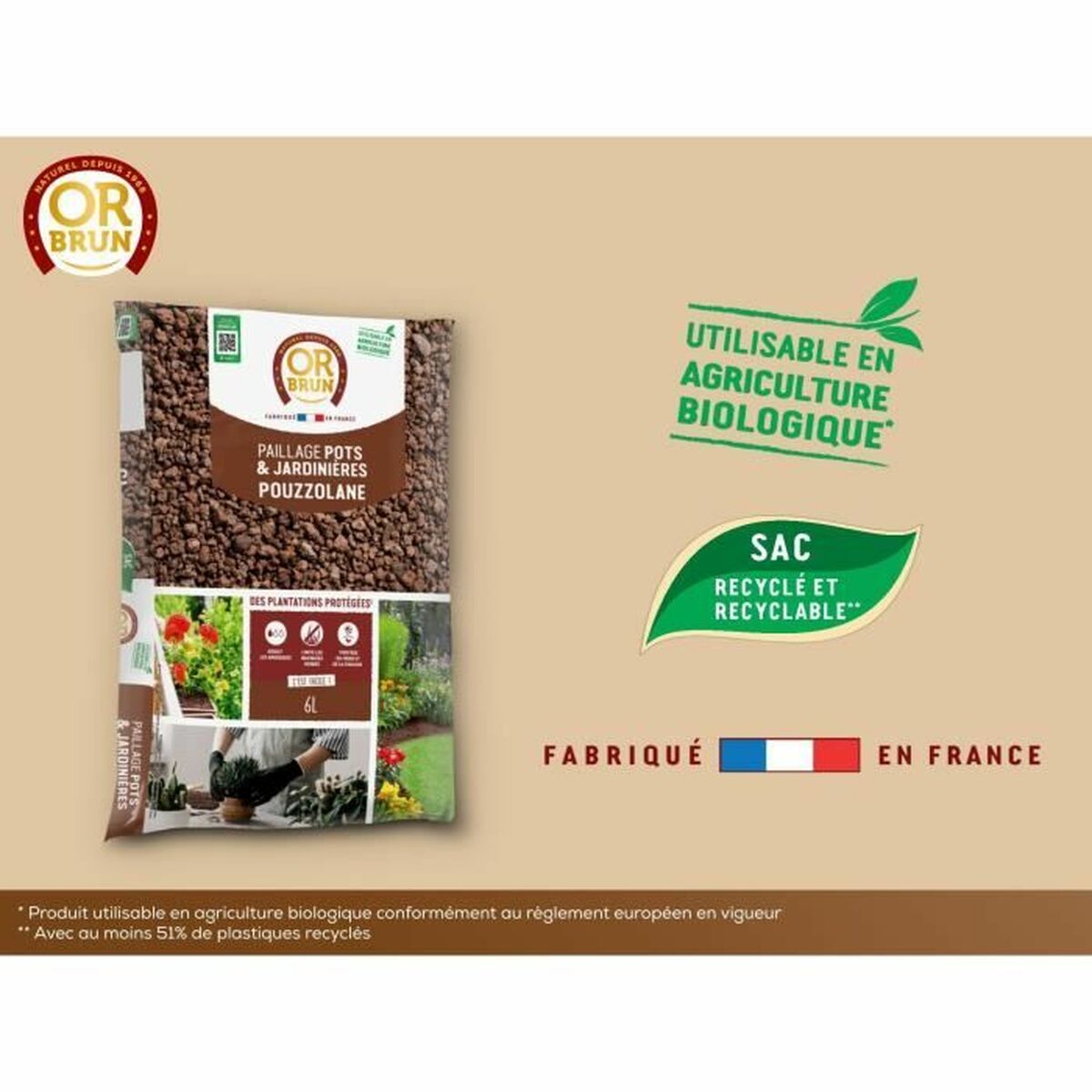 Abono orgánico OR BRUN