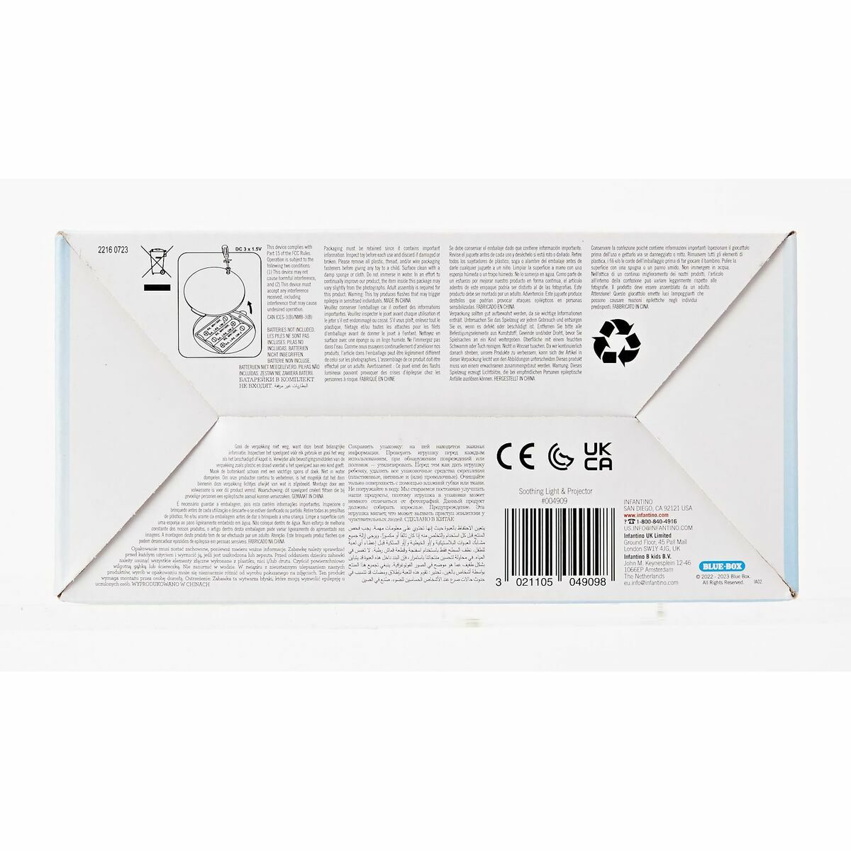 Luz quitamiedos Infantino