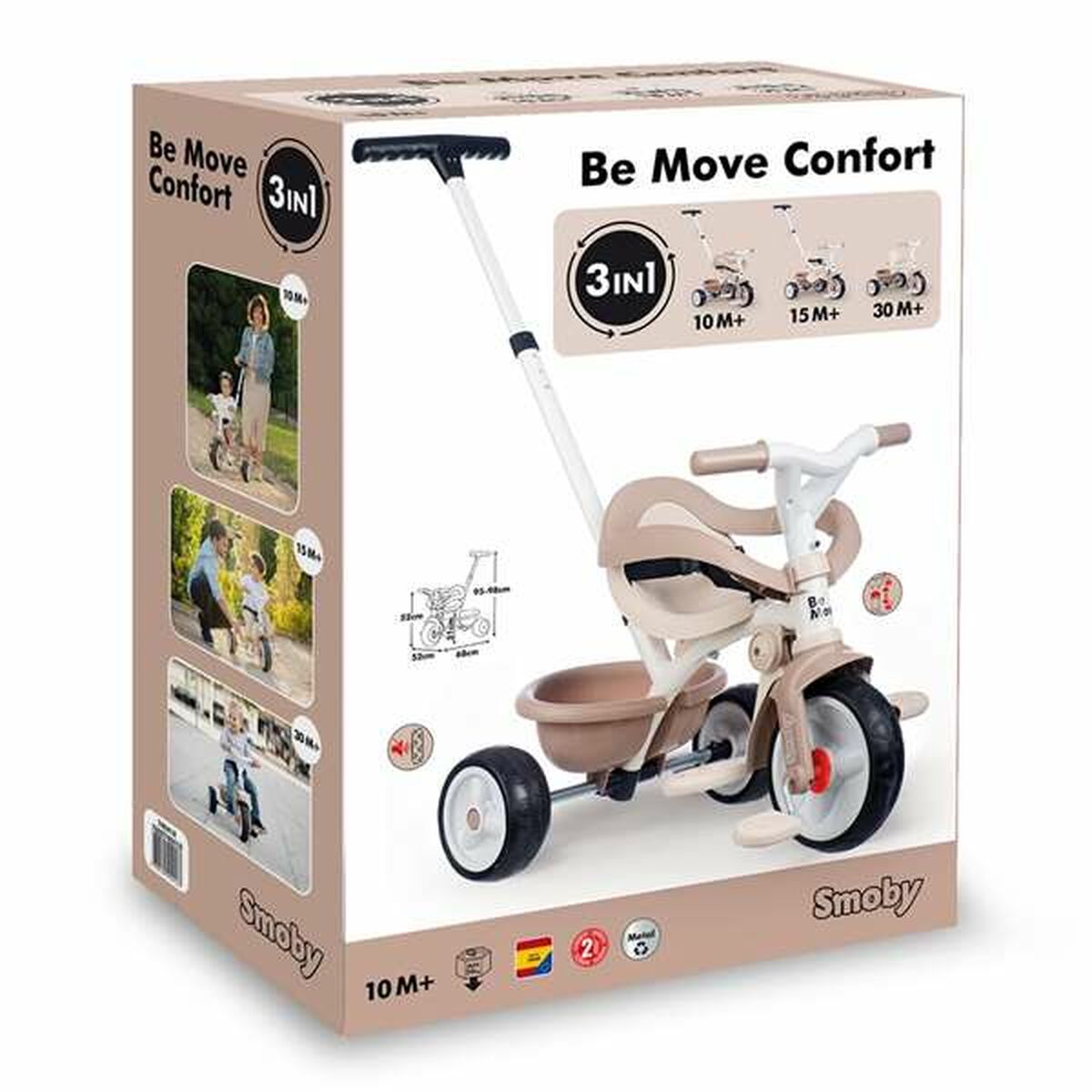 Triciclo Smoby Be Move Confort Beige