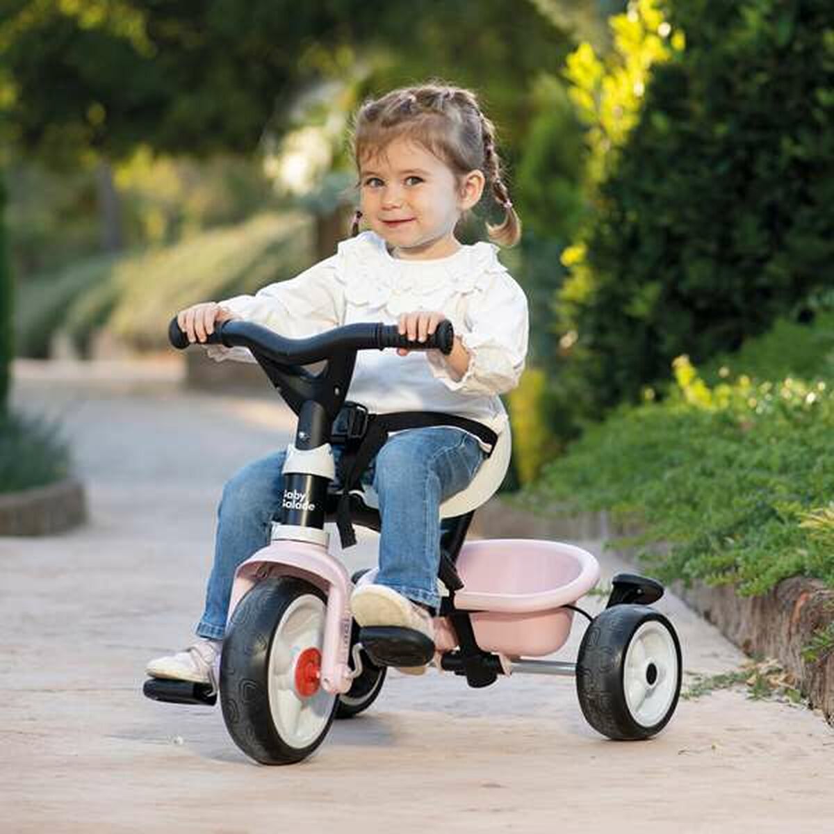Triciclo Smoby Paseo para bebés Rosa
