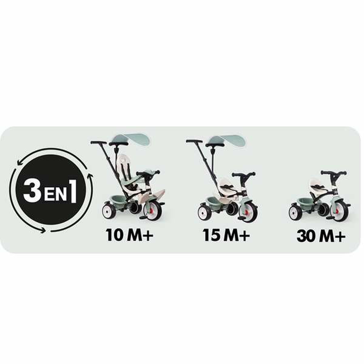 Triciclo Smoby S.Life Balade Multicolor