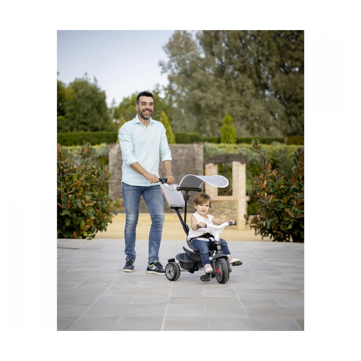 Triciclo Smoby Baby Driver Gris