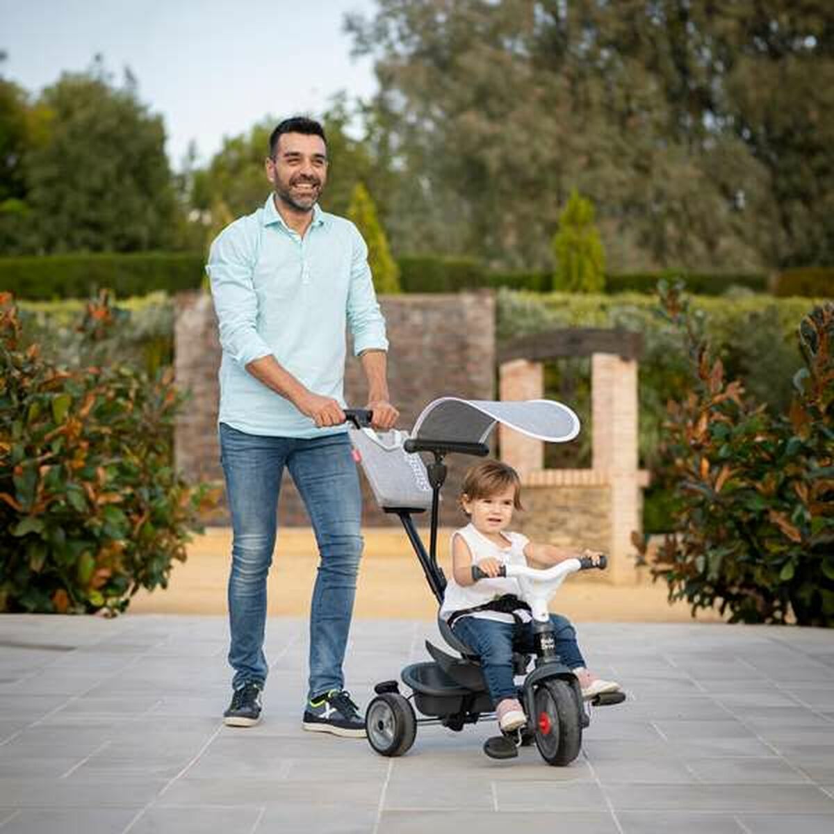 Triciclo Smoby Baby Driver Gris