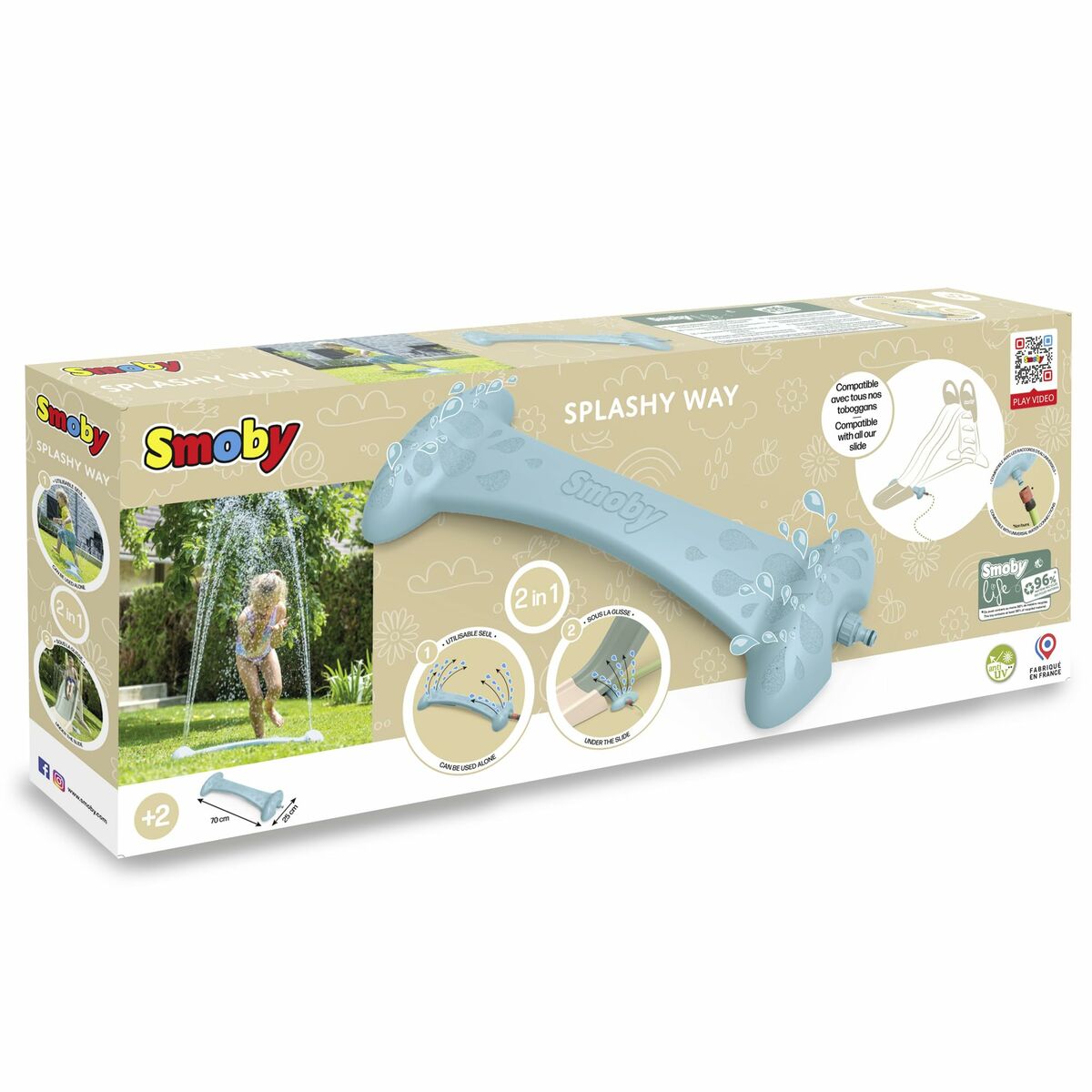 Tobogán Smoby Splashy Way