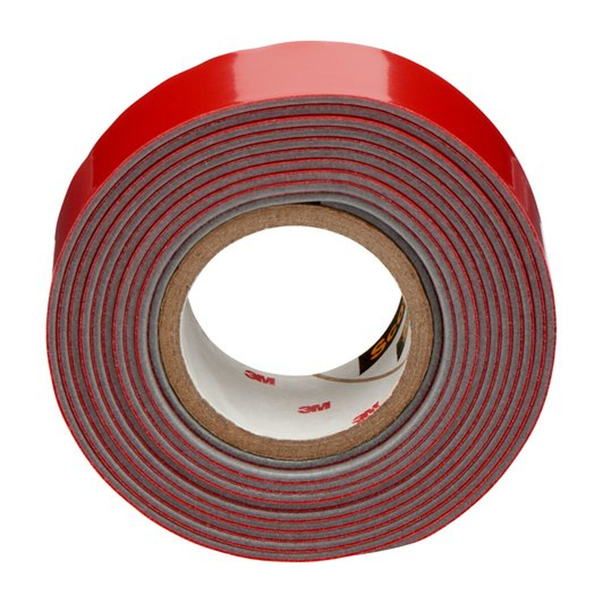 Cinta de Doble Cara Scotch 19 mm x 1,5 m Negro Rojo Gris