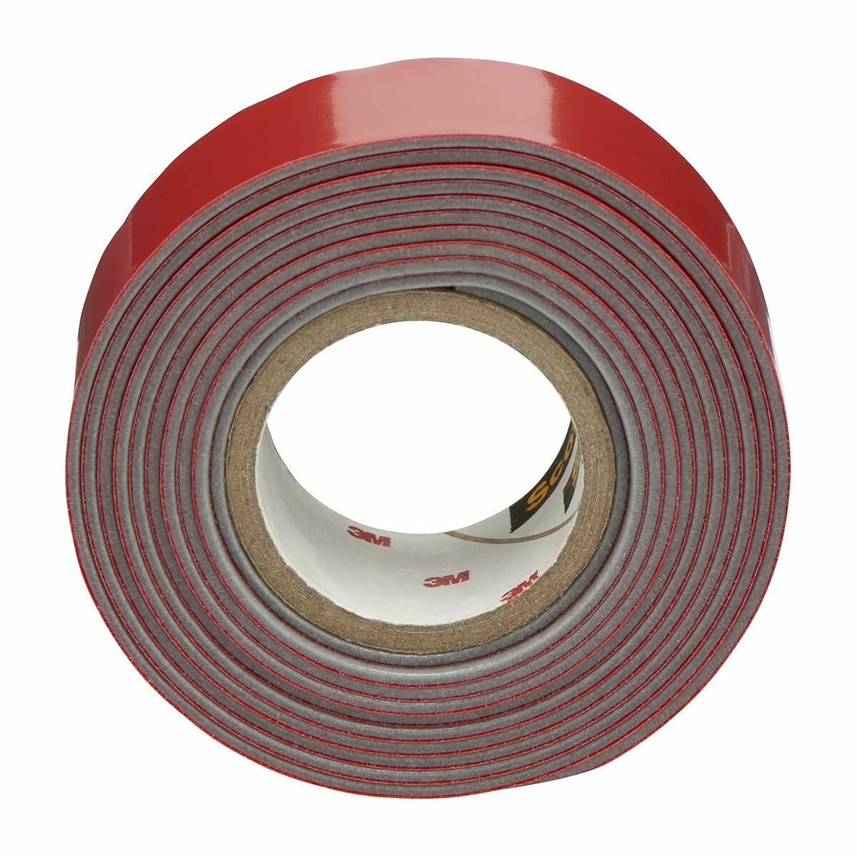 Cinta de Doble Cara Scotch 19 mm x 1,5 m Negro Rojo Gris