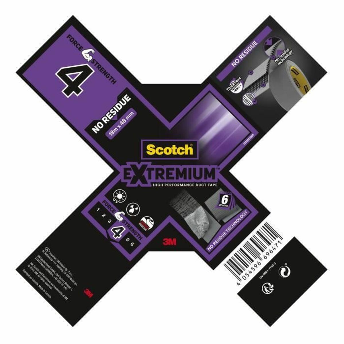 Adhesivos Scotch Gris