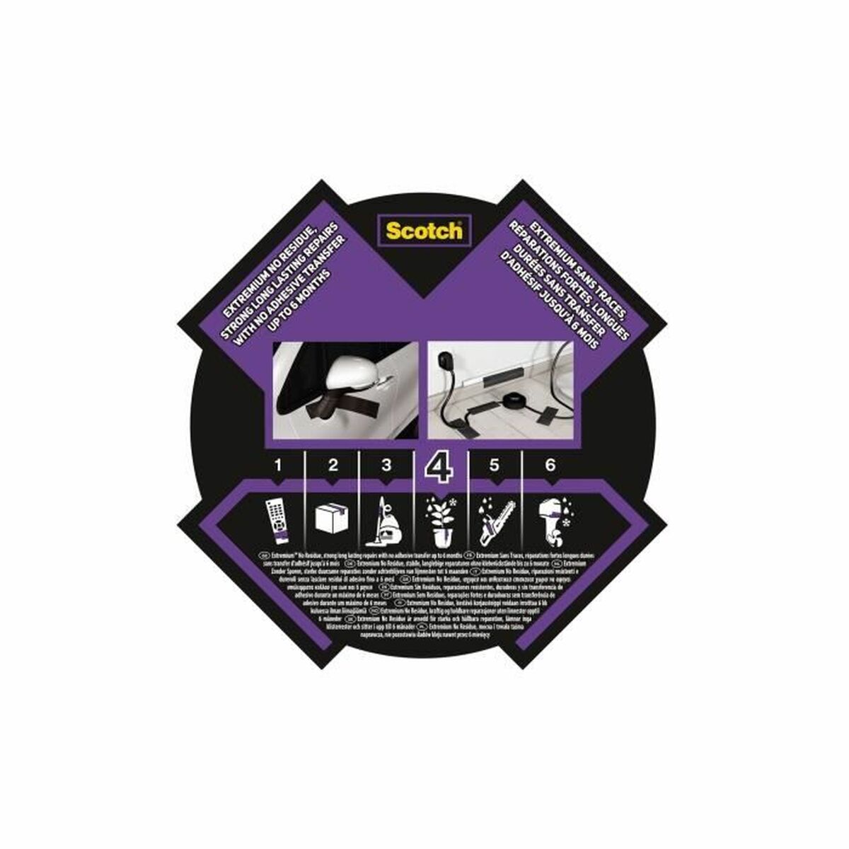 Adhesivos Scotch Gris