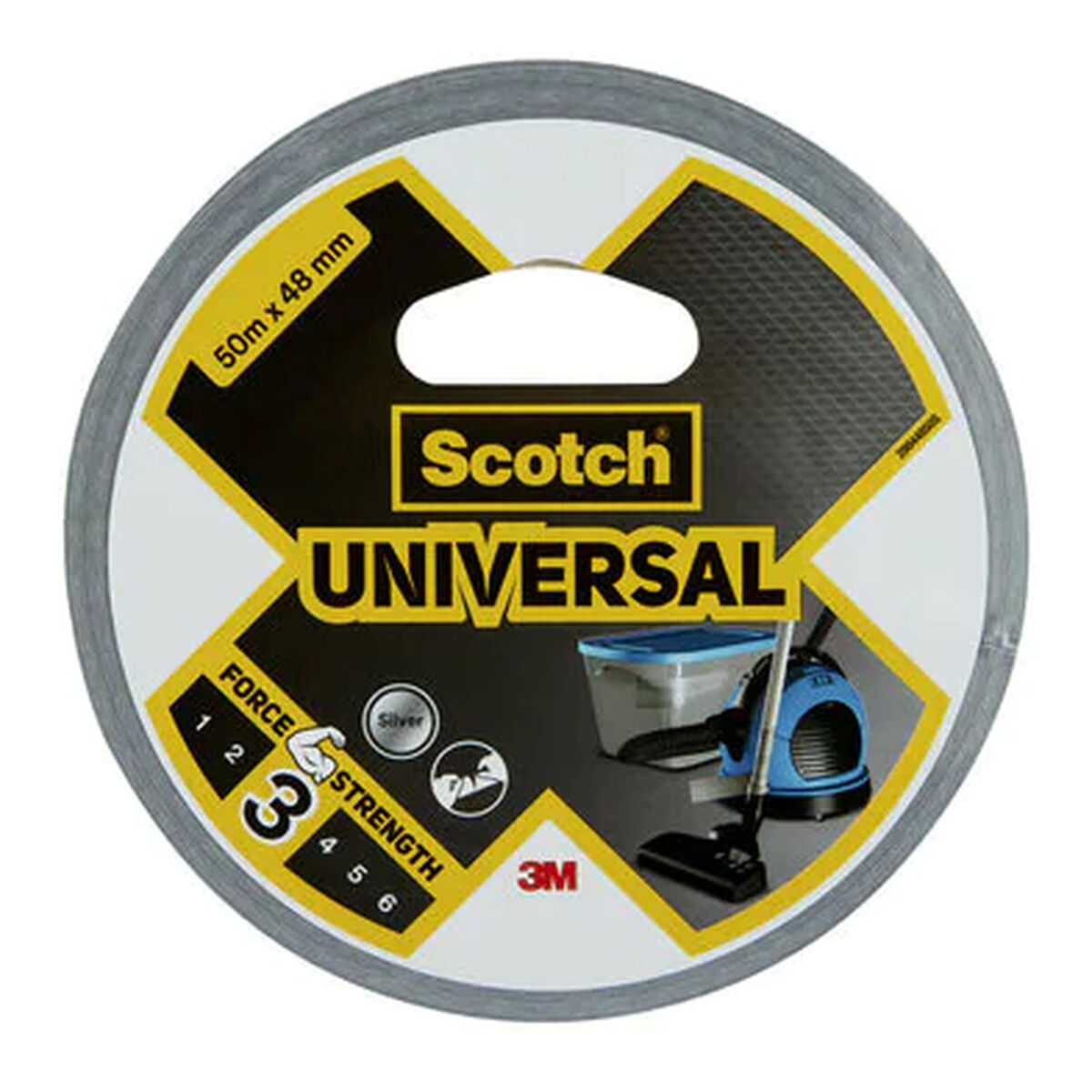 Adhesivos Scotch Gris (6 Unidades)
