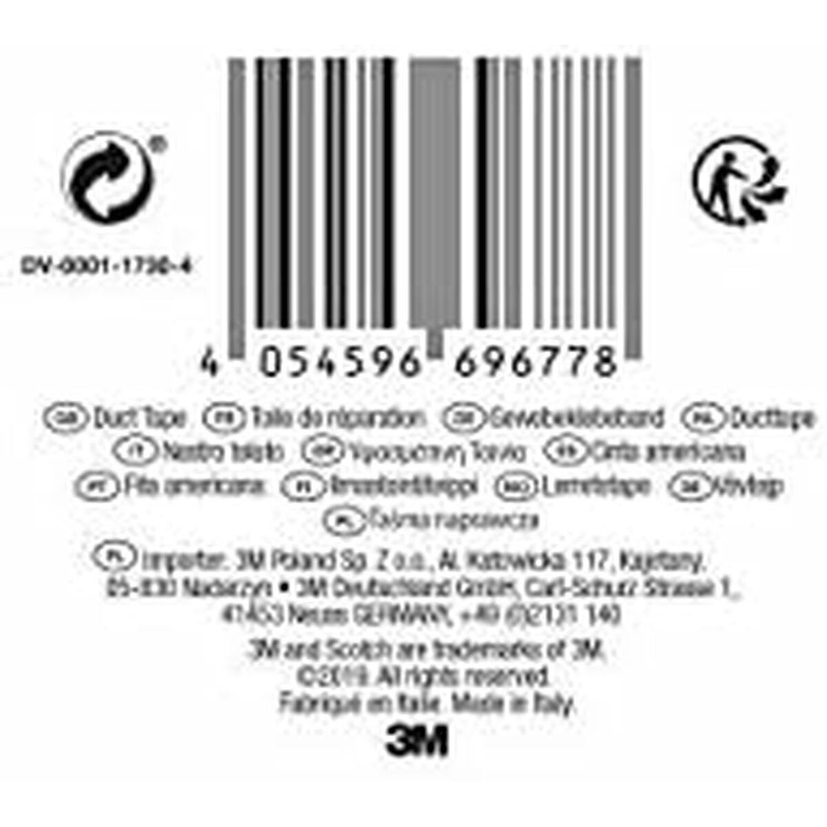 Adhesivos Scotch Gris (6 Unidades)