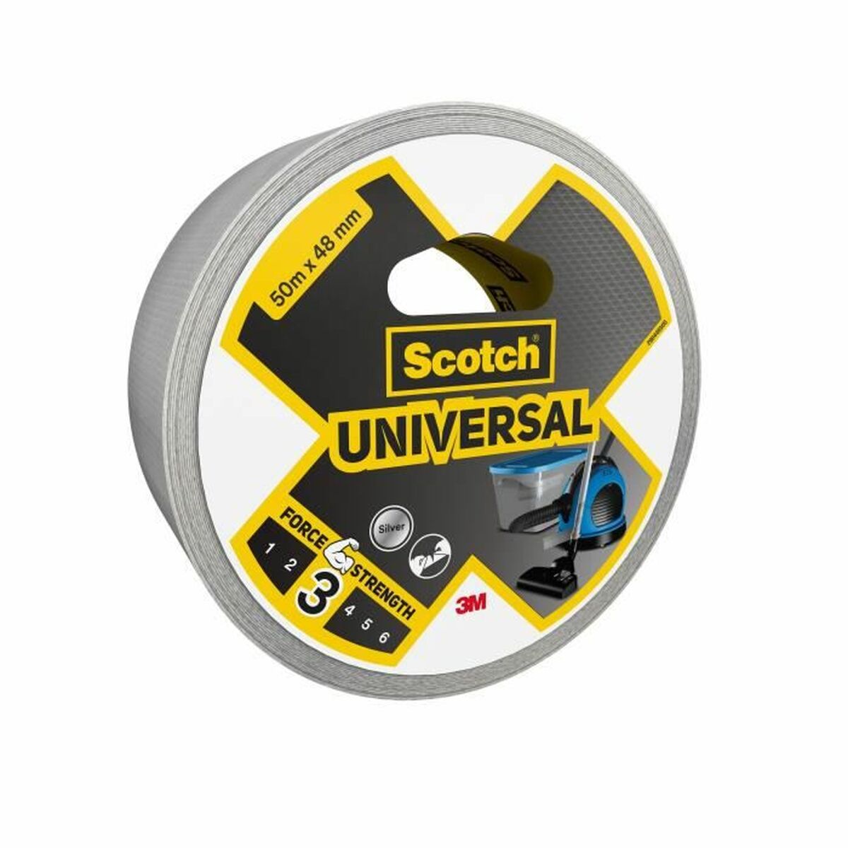 Adhesivos Scotch Gris (6 Unidades)