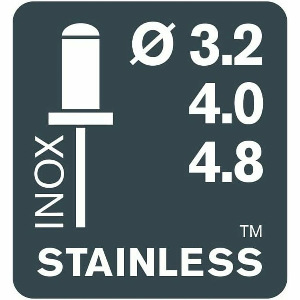 Adaptador Rapid RP150 5001484 Remaches 6 x 24,5 x 11 cm