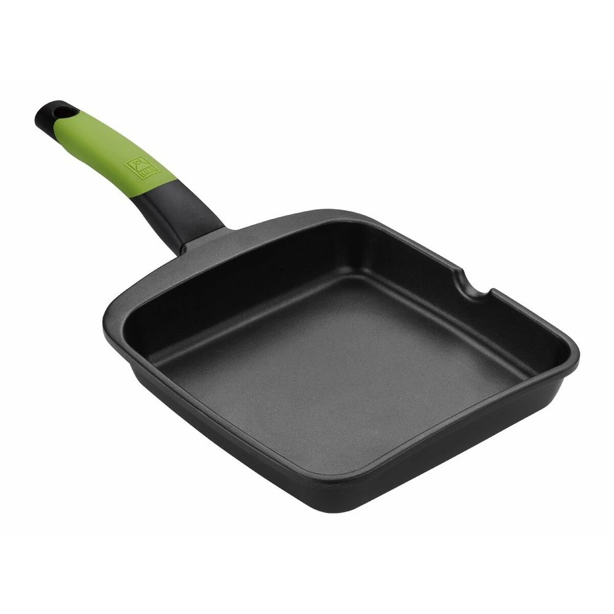 Plancha de Asar BRA A121459 Negro Metal Aluminio Ø 28 cm