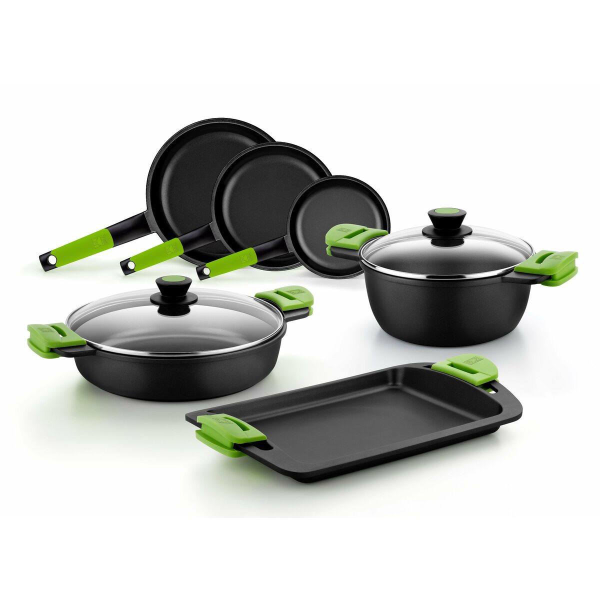 Plancha de Asar BRA A121459 Negro Metal Aluminio Ø 28 cm