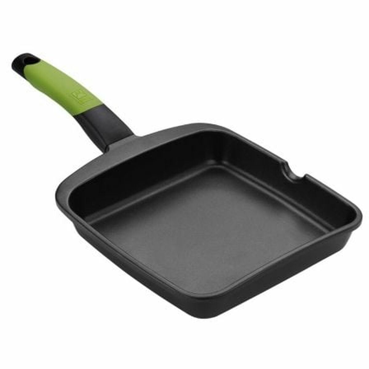 Plancha de Asar BRA A121459 Negro Metal Aluminio Ø 28 cm