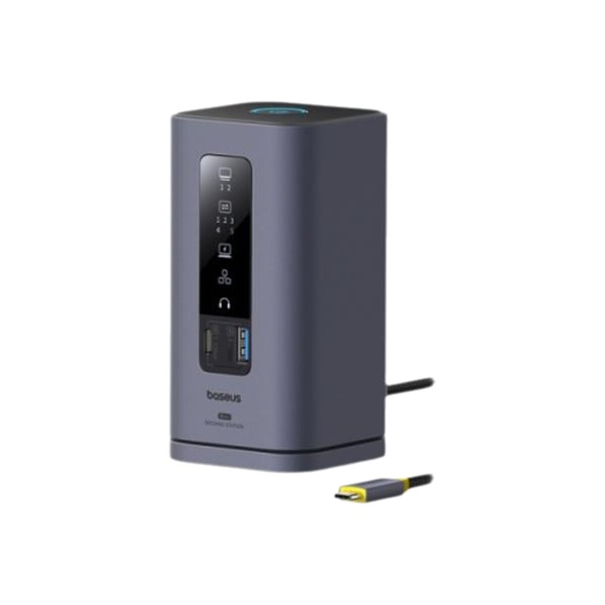 Hub USB Baseus B00568102813-00 Plateado