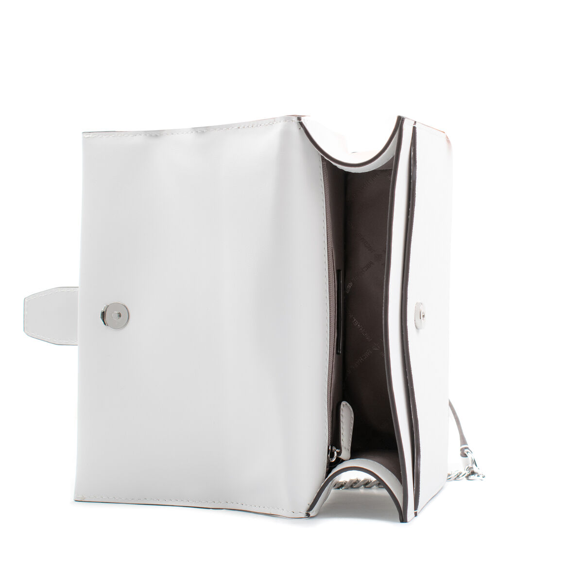 Bolso Bandolera Michael Kors Greenwich Blanco 20 x 18 x 6 cm