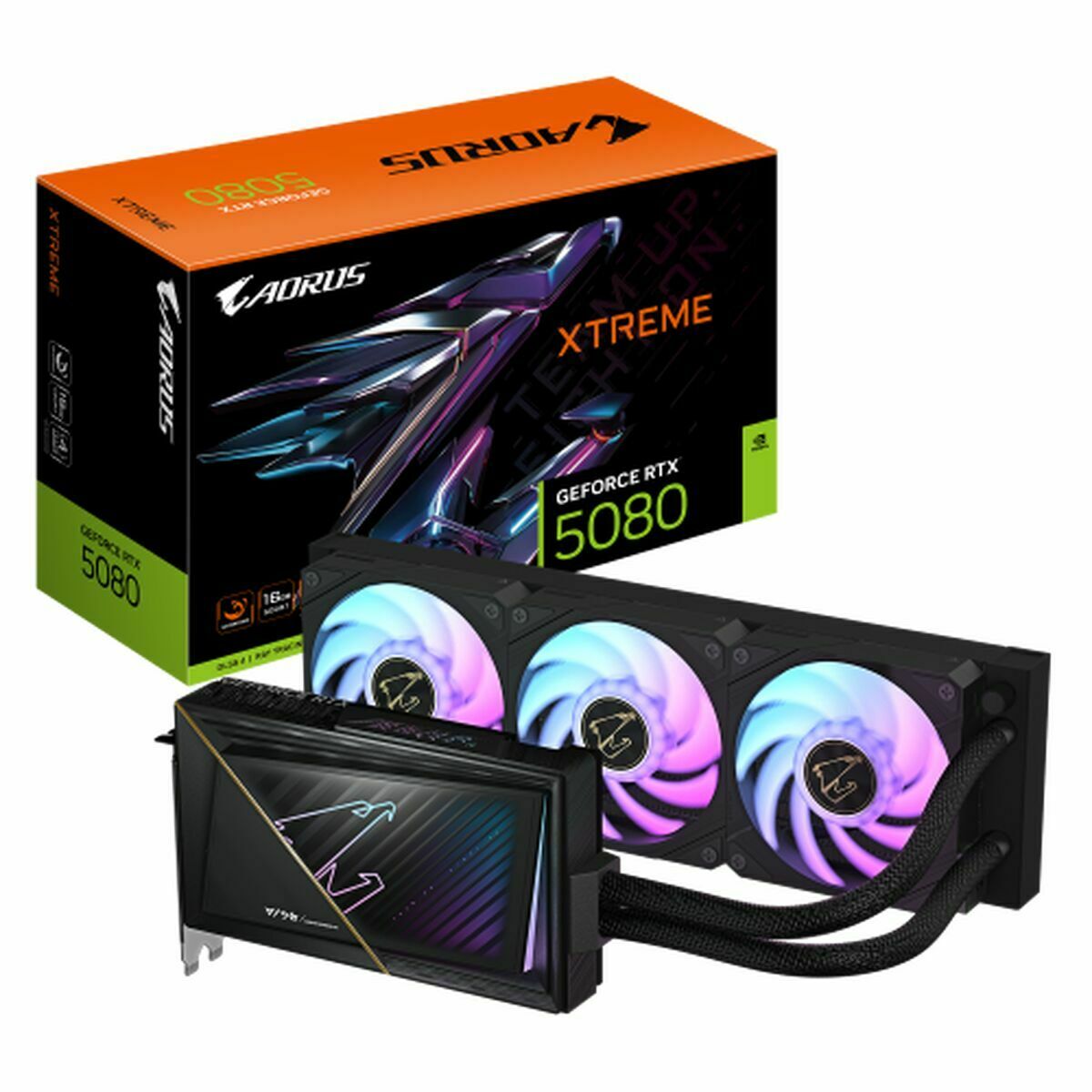 Tarjeta Gráfica Gigabyte GV-N5080AORUSX W-16GD GEFORCE RTX 5080 16 GB GDDR6