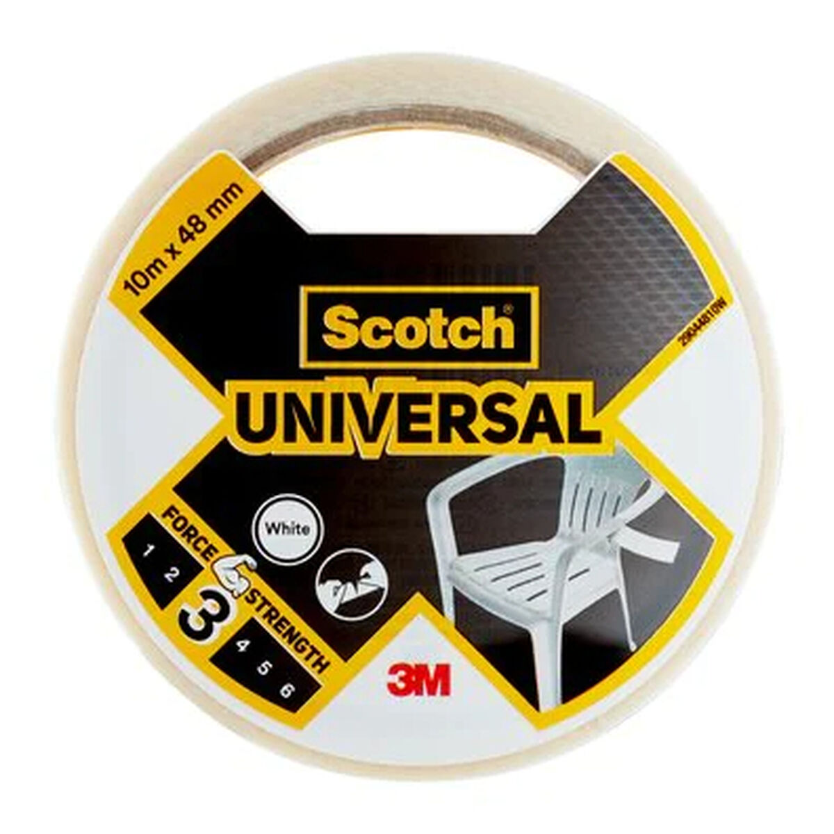 Cinta americana Scotch Blanco 10 m x 48 mm