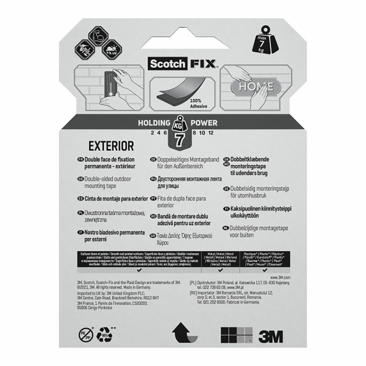 Cinta de Doble Cara Scotch 19 mm x 5 m