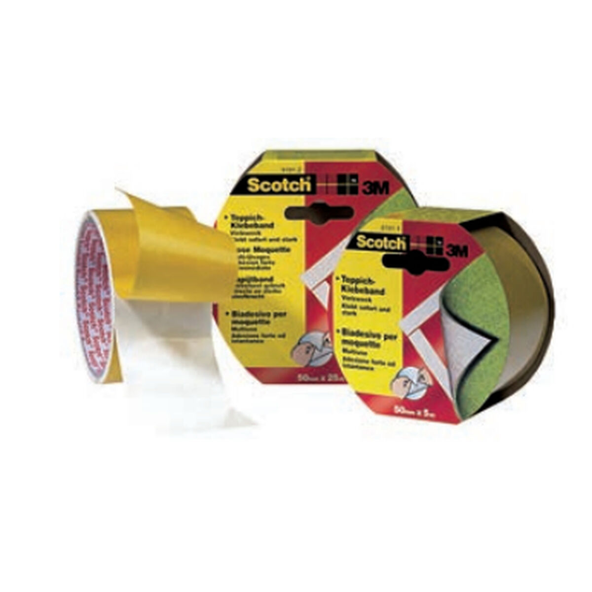 Cinta de Doble Cara Scotch 20 m x 50 mm Blanco