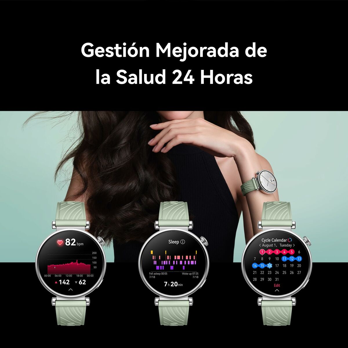 Smartwatch Huawei 55020CES Verde 1,32"