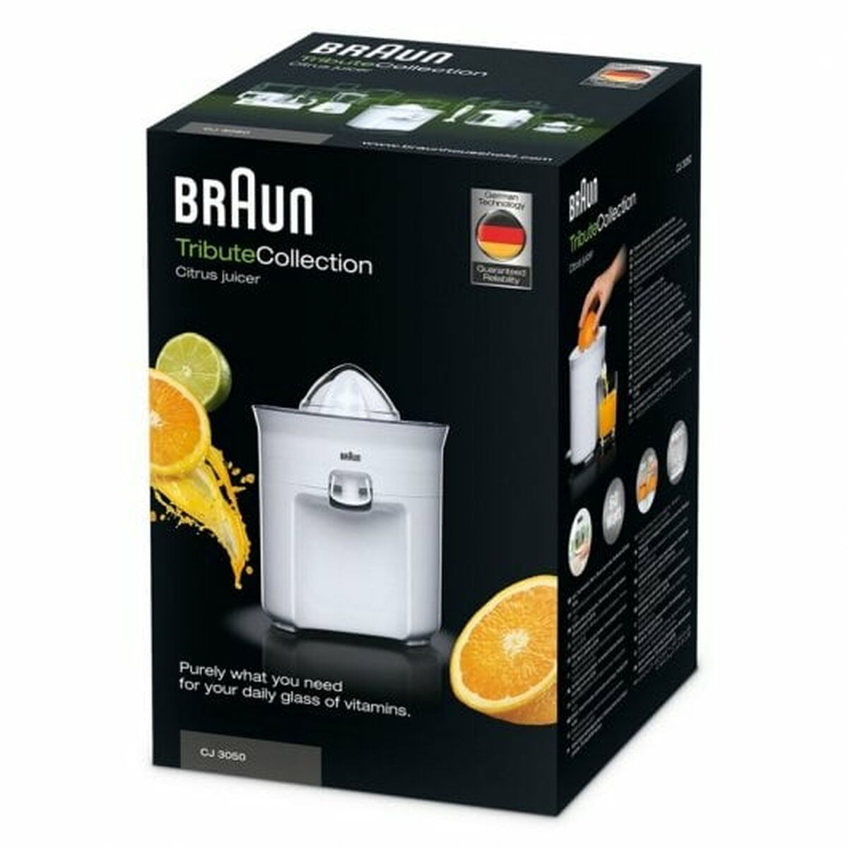 Exprimidor Eléctrico Braun CJ 3050 60 W Blanco