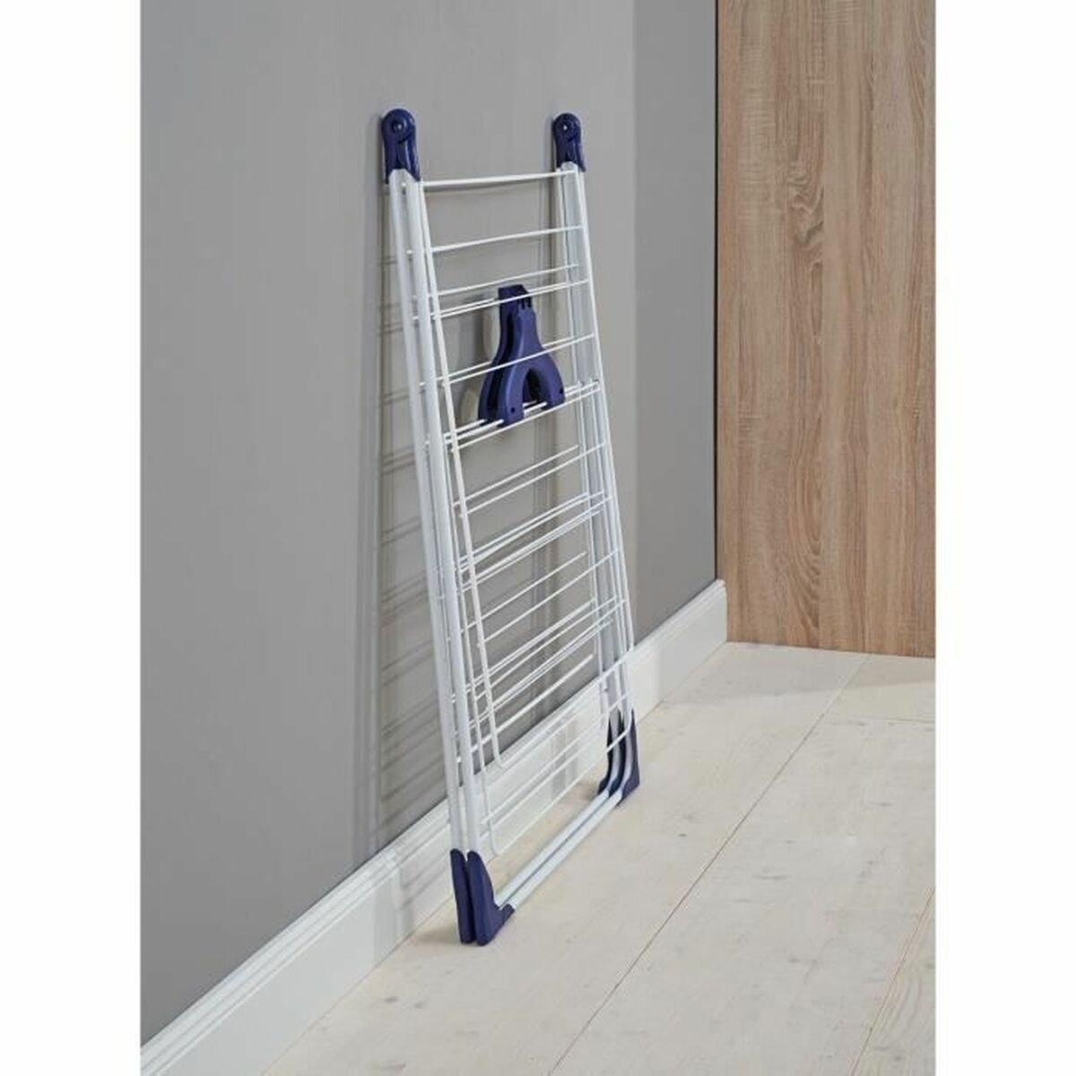 Tendedero Leifheit 81408 CLASSIC 200 Flex Acero Polipropileno Plástico Azul Blanco 20 m