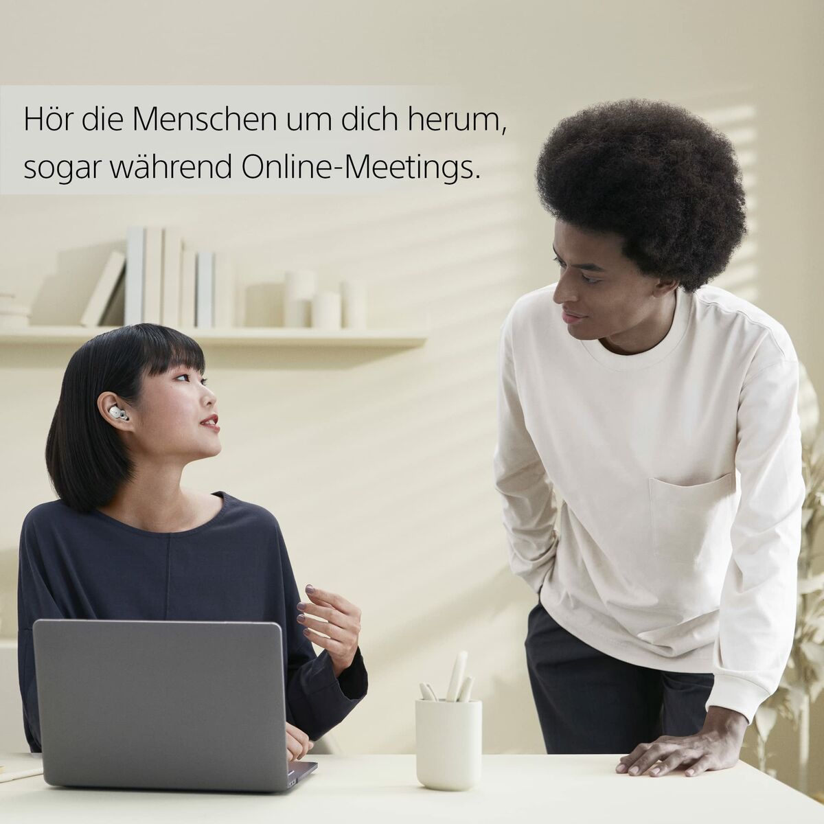 Auriculares Bluetooth Sony Linkbuds Blanco