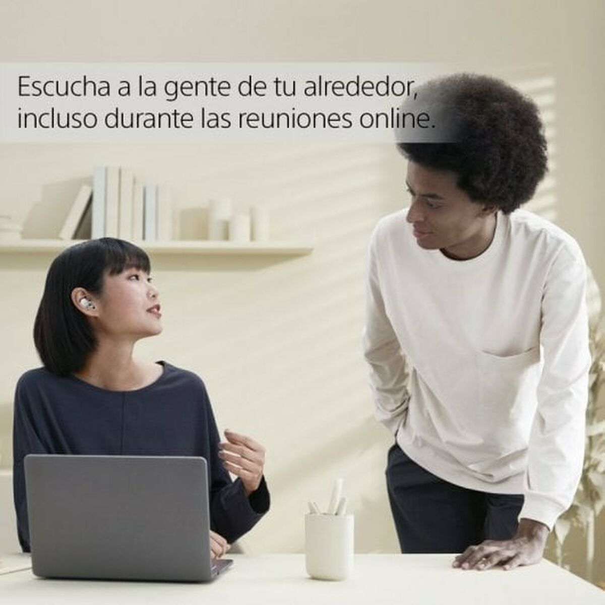 Auriculares Bluetooth Sony Linkbuds Blanco