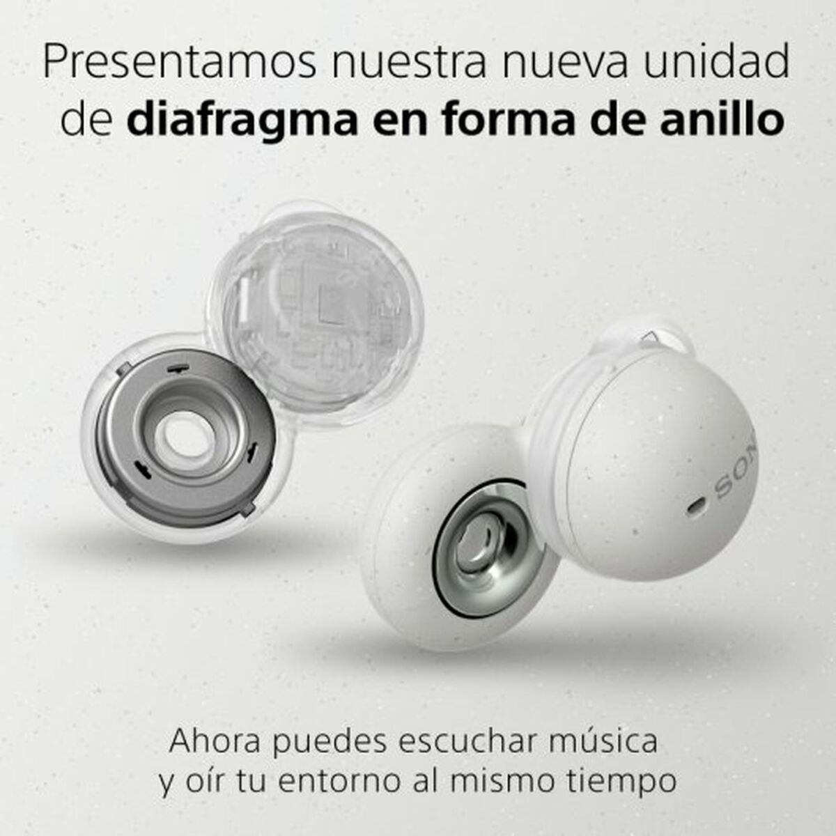 Auriculares Bluetooth Sony Linkbuds Blanco