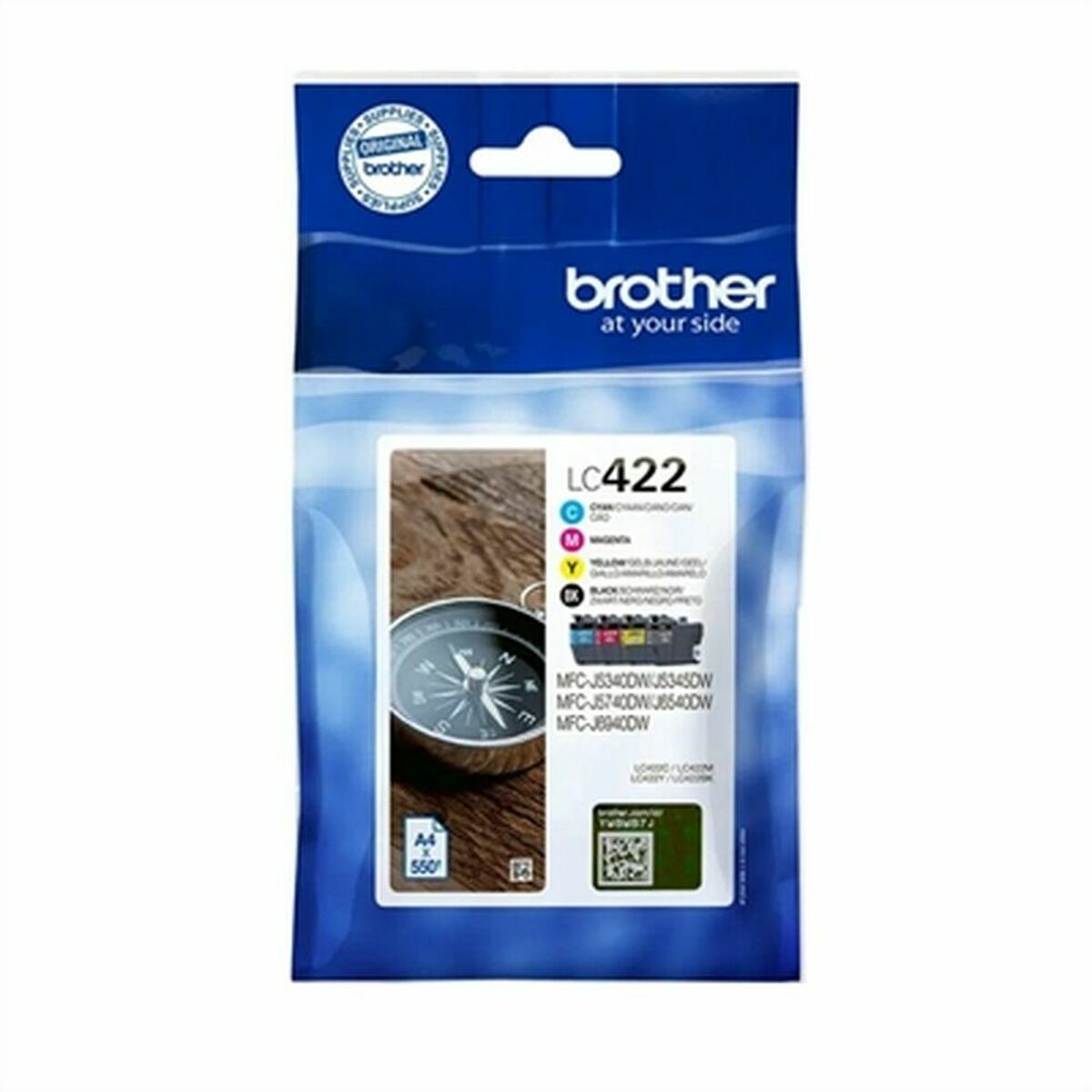 Cartucho de Tinta Original Brother LC422VAL 4 Unidades