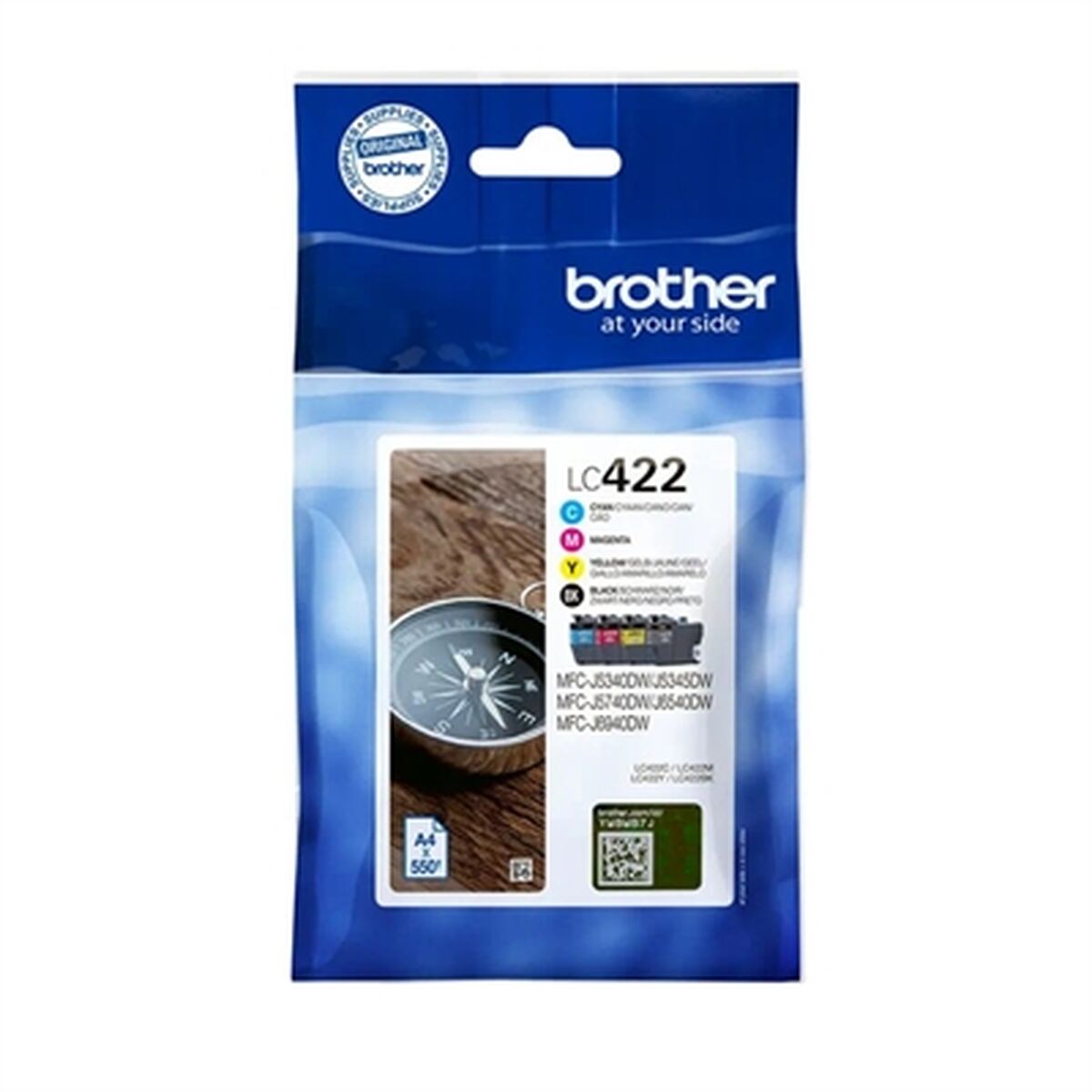 Cartucho de Tinta Original Brother LC422VAL 4 Unidades