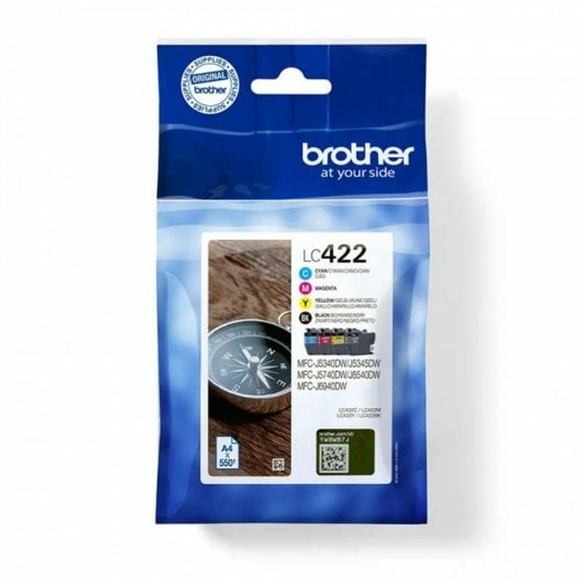 Cartucho de Tinta Original Brother LC422VAL 4 Unidades