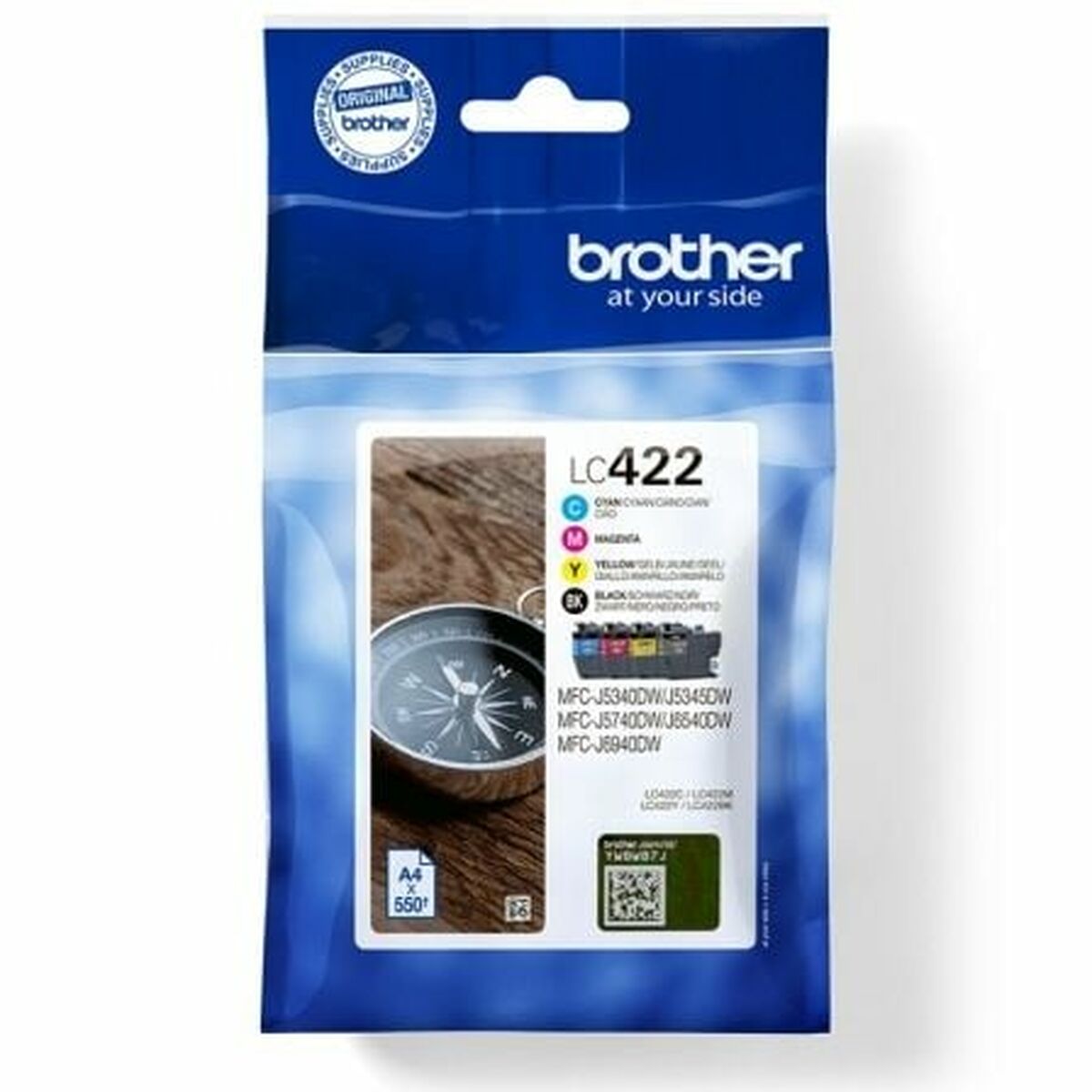 Cartucho de Tinta Original Brother LC422VAL 4 Unidades