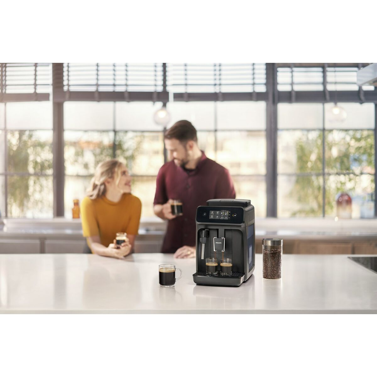 Cafetera Express Philips EP1220/00 Negro 1500 W 275 g 1,8 L
