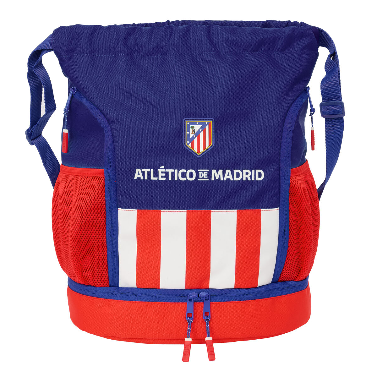 Bolsa Mochila con Cuerdas Atlético Madrid Azul Blanco Rojo 35 x 40 x 1 cm