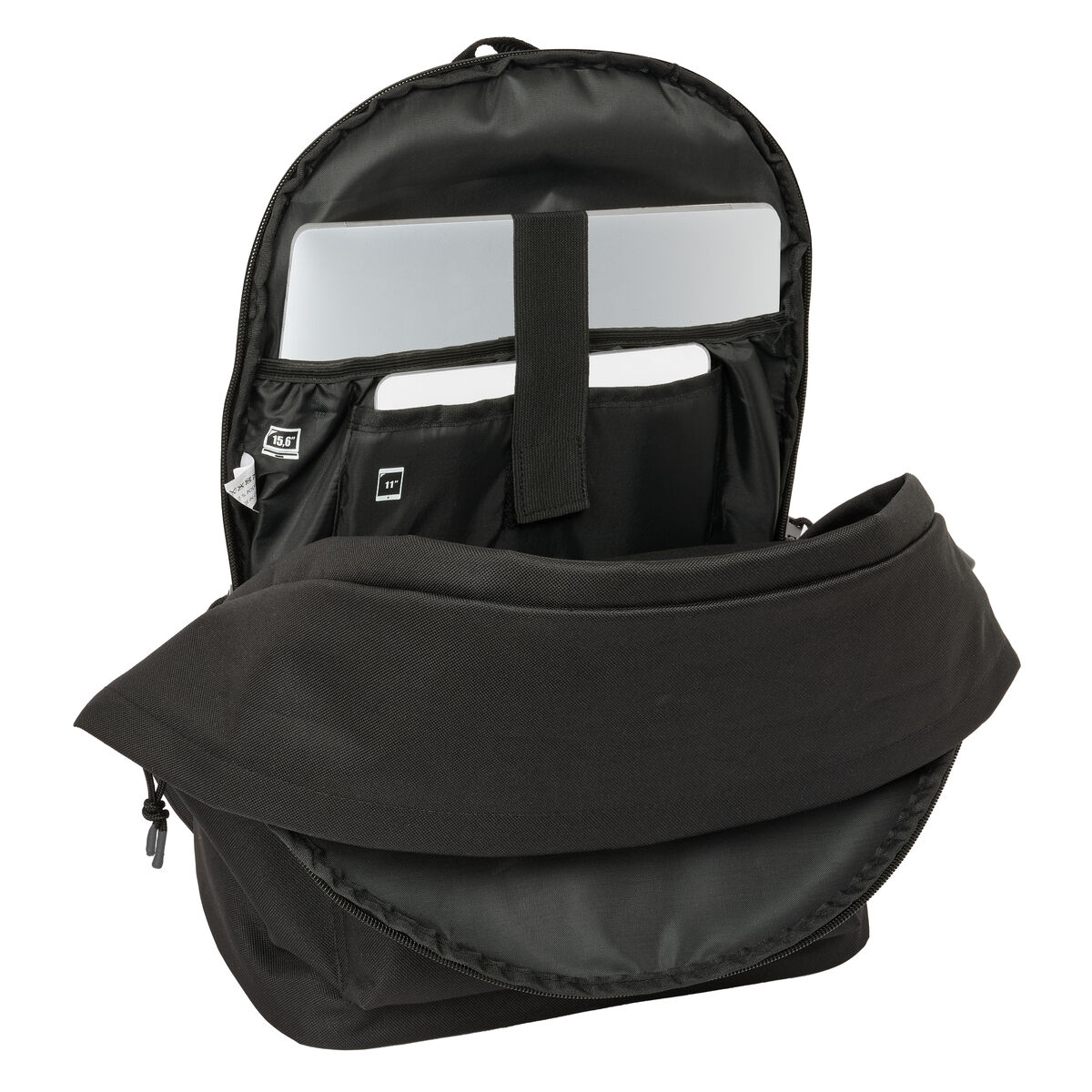 Mochila Escolar Atlético Madrid Negro 31 x 44 x 18 cm