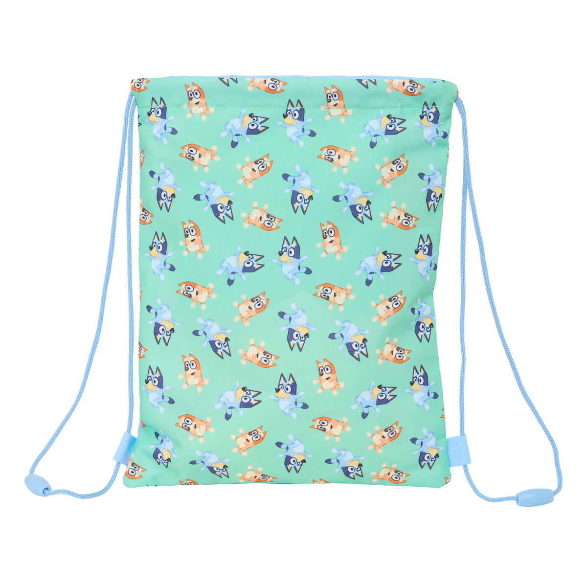 Bolsa Mochila con Cuerdas Bluey Sisters Verde 26 x 34 x 1 cm