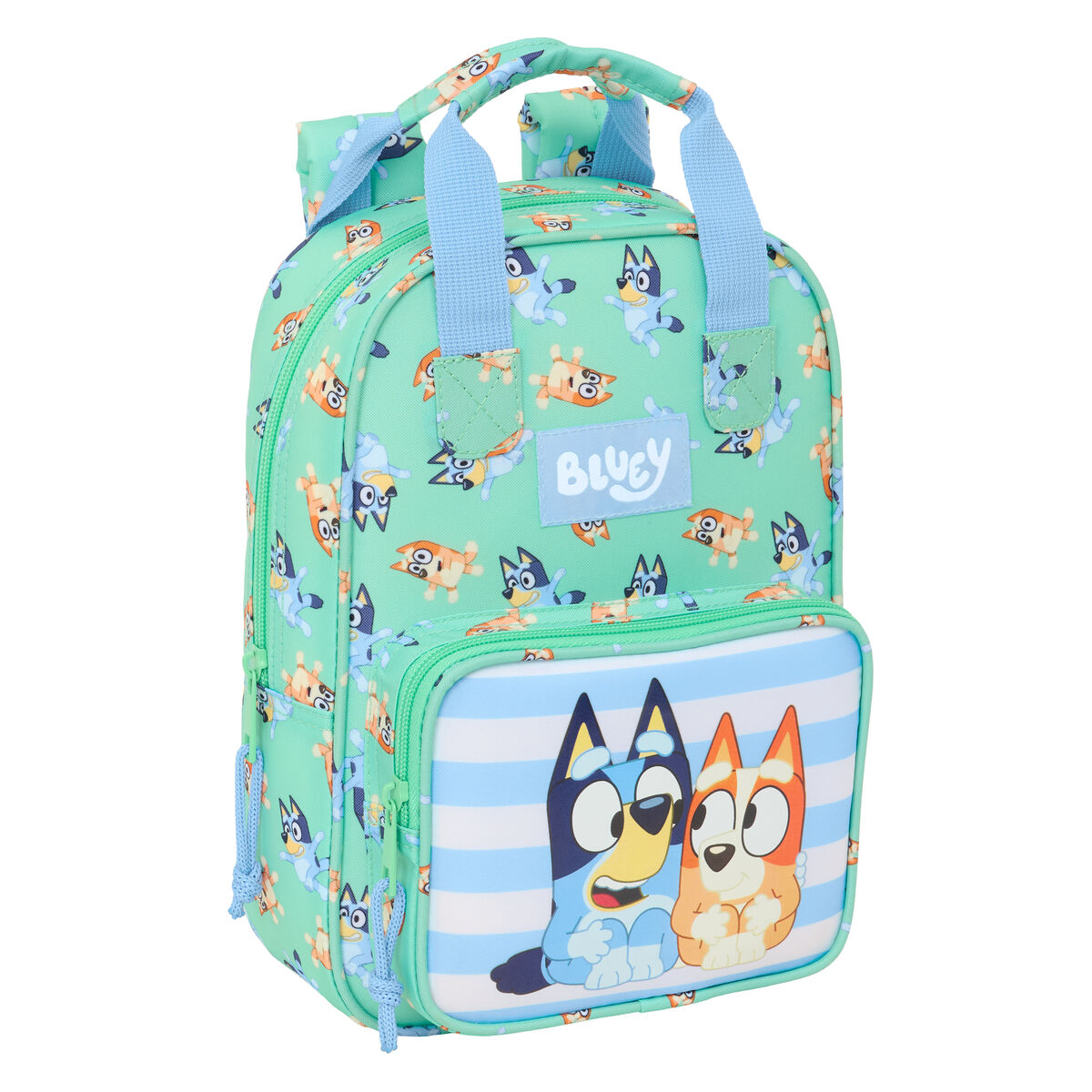 Mochila Escolar Bluey Sisters Verde 20 x 28 x 8 cm