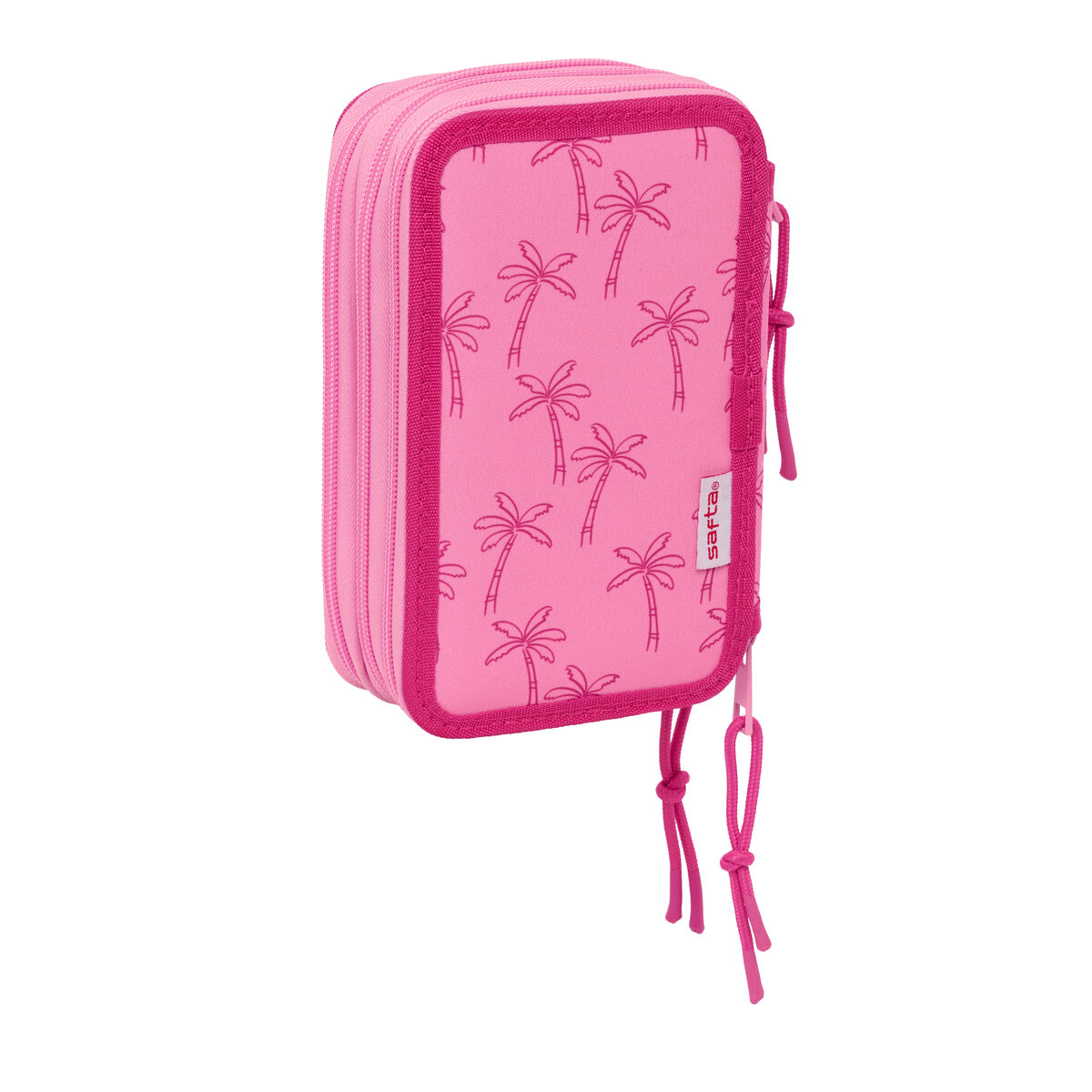 Plumier Triple Lilo & Stitch Chill Rosa Menta 12,5 x 19,5 x 5,5 cm 37 Piezas