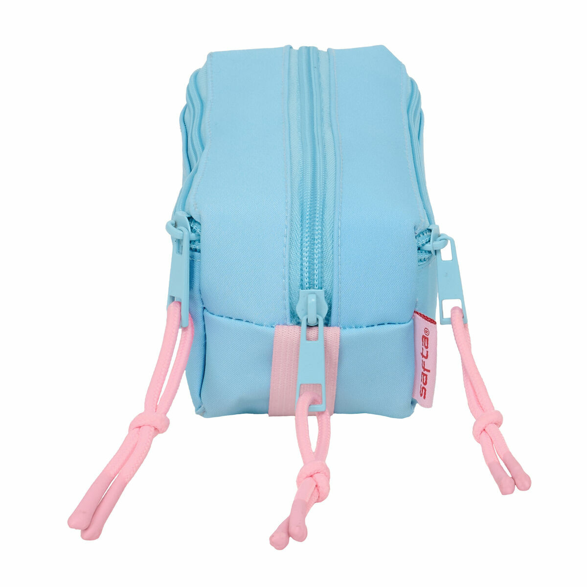 Portatodo Triple Lilo & Stitch Happy Azul cielo 22 x 8,5 x 6 cm