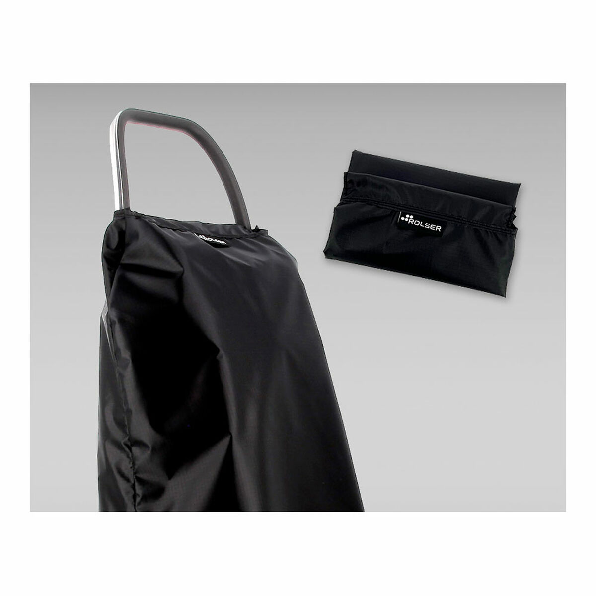 Carro de Compra Rolser Reflectant Negro 77 x 62 cm